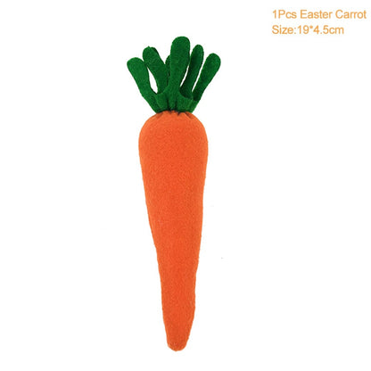 Easter Carrots Ornaments Hanging Pendant For Easter Home Decorations