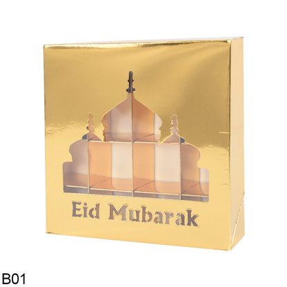 Eid Mubarak Gift Box Chocolate Candy Packaging Box.