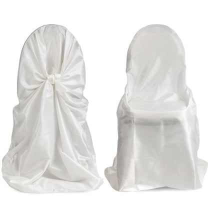 Satin Chair Covers, Wedding Party Decoration.