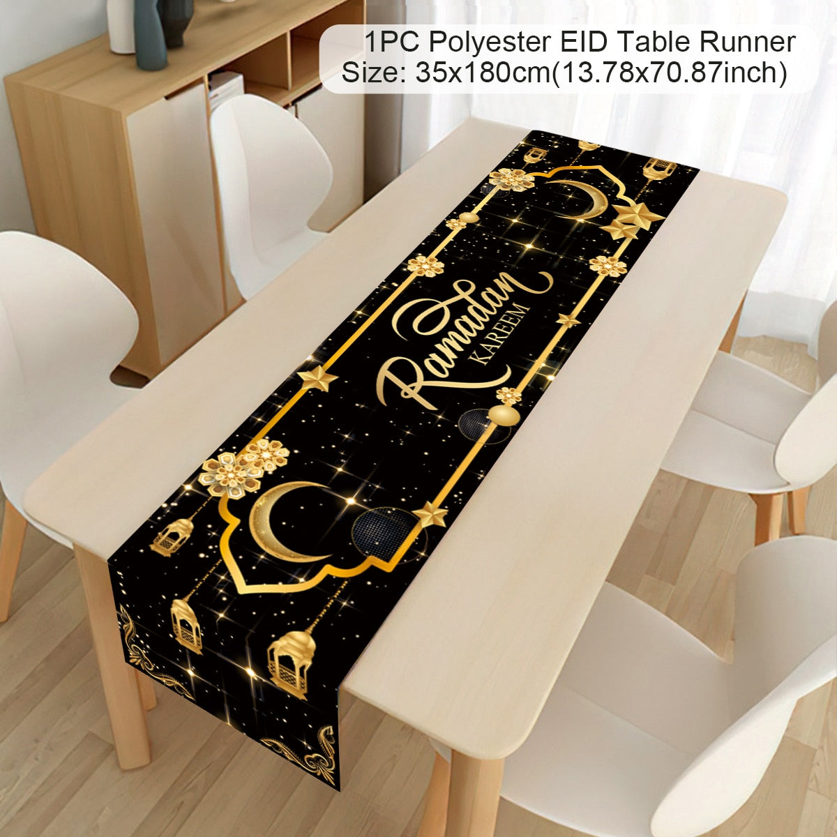 Islamic Tablecloth, Eid Decoration For Home, Muslim Party Supplies.