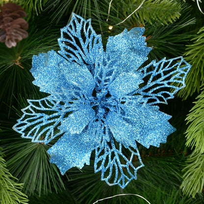 Artifical Christmas Flowers, Christmas Tree Decorations for Home.