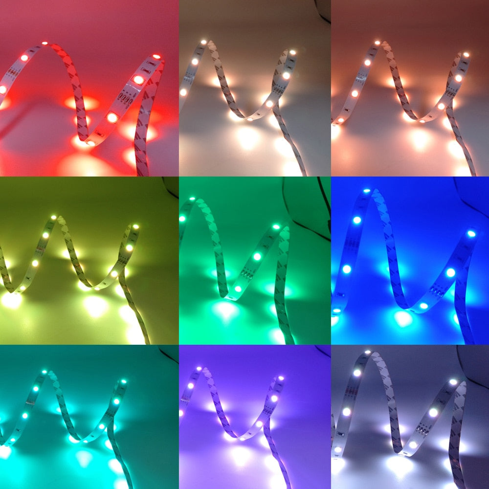 Led Usb Strips Light Smart Rgb 5050 White 5V Led Ribbon 20M Led Line Lighting Lamp With Bluetooth Sound Gaming Room Decoration