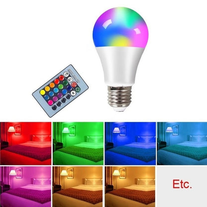 Remote Control Led Bulb, Smart Led RGBW Lamp Home Decor