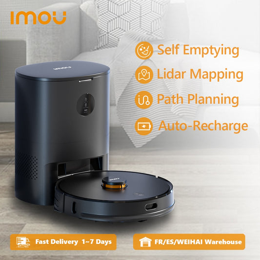 Imou Self-empty Apollo Vacuum Cleaner Robot Aspirador Friegasuelos Home Appliance Intelligent Robotic