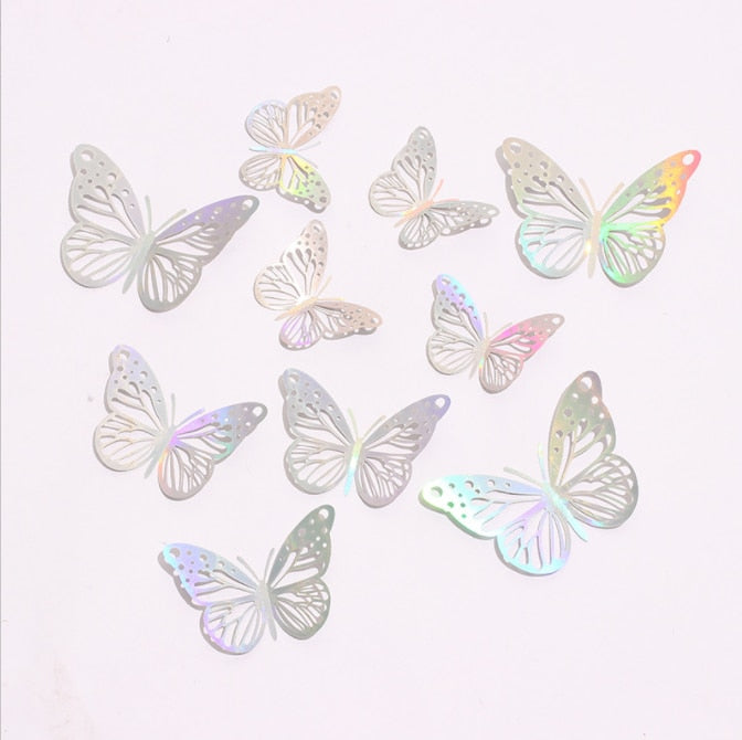 3D Wall Stickers, Hollow Butterfly Wall Stickers for Kids Rooms, Room Decoration