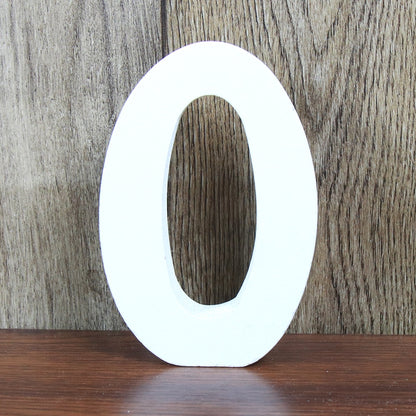 White Wooden Letters Home Decor, Wedding Decoration.