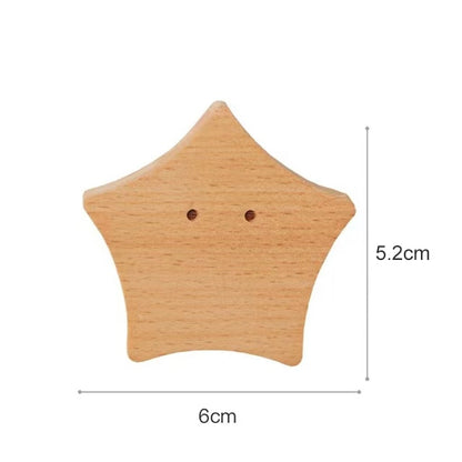 Wooden Hook, Creative Nordic Cute Animal, Wall Hanging Coat Hook Home Decoration.