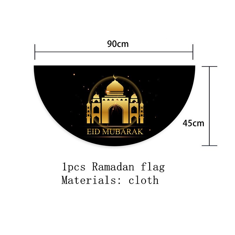 Eid Ramadan Decoration 2023 Eid Mubarak Banners for Home Businesses Mosques Iftar Party Banner for Ramadan Home Party Supplies