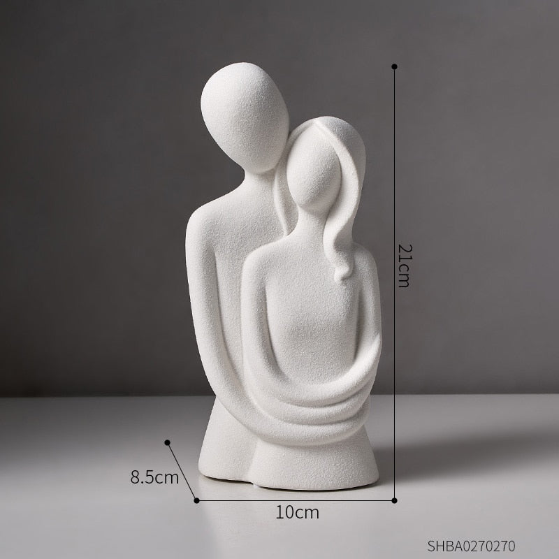 Nordic Home Decoration Abstract Figures Reading Book Statue Study Office Decoration Room Living Room Decoration Accessories Gift