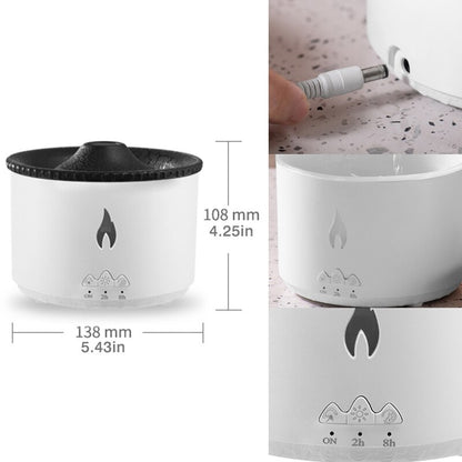 Creative Volcanic Flame, Aroma Diffuser, Portable Air Humidifier