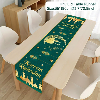 Islamic Tablecloth, Eid Decoration For Home, Muslim Party Supplies.