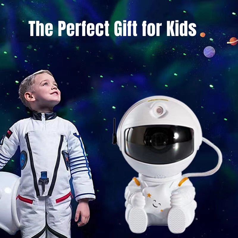 Astronaut Star Projector, Galaxy Lamp Night Light For Bedroom Decoration.