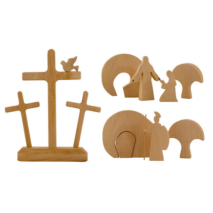 Easter Resurrection Scene Set, Easter Decoration For Home