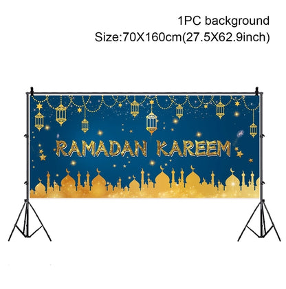 Eid Background Eid Mubarak Ramadan Kareem Backdrop Islam Muslim Party Supplies 2023 Ramadan Decoration For Home Eid Al-fitr Gift