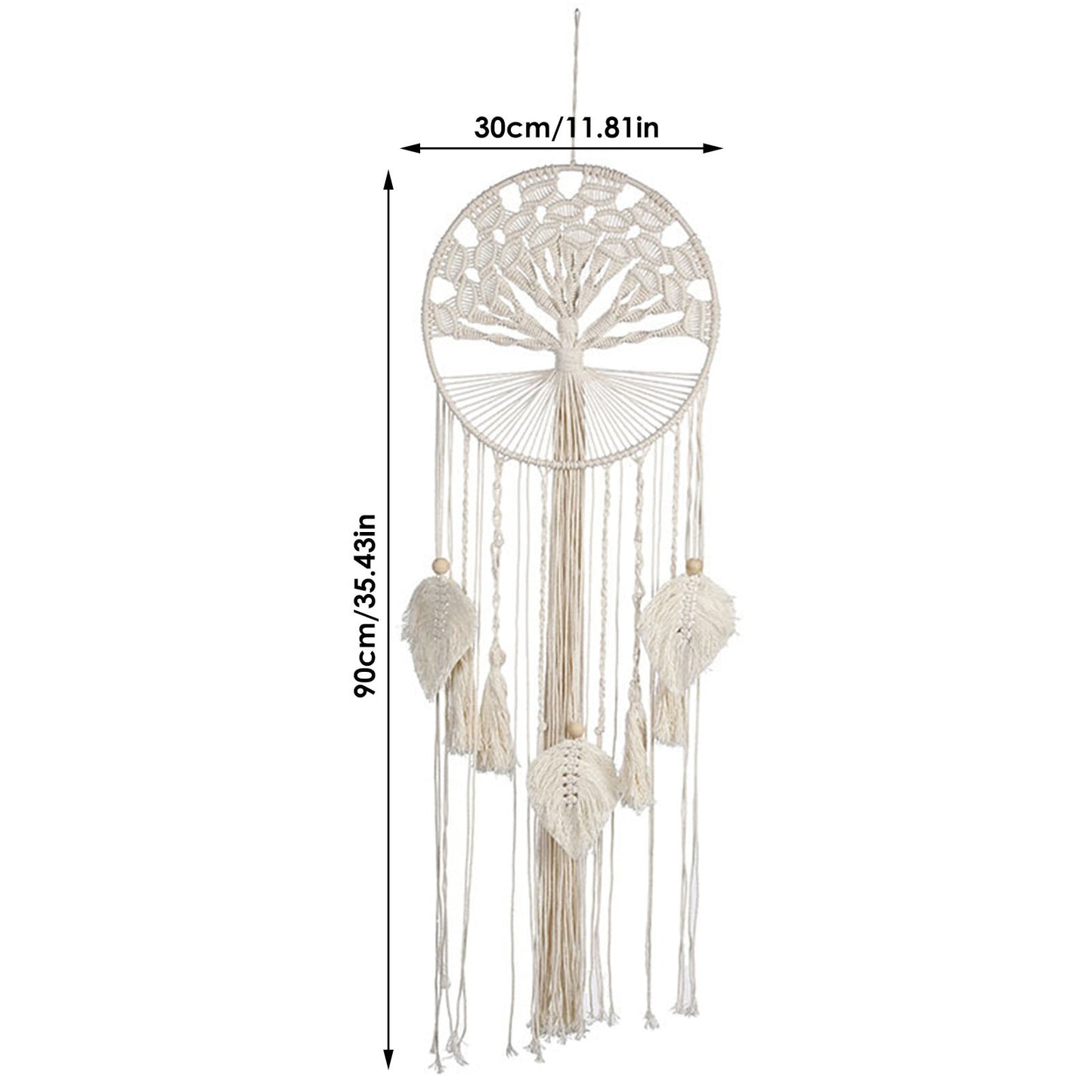 Big Dream Catcher For Wedding, Tree Of Life Wind Chimes.