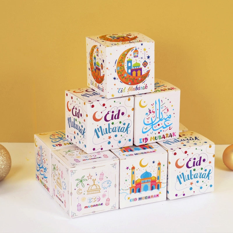 Muslim Candy Gift Box, Islamic Festival Party Supplies.