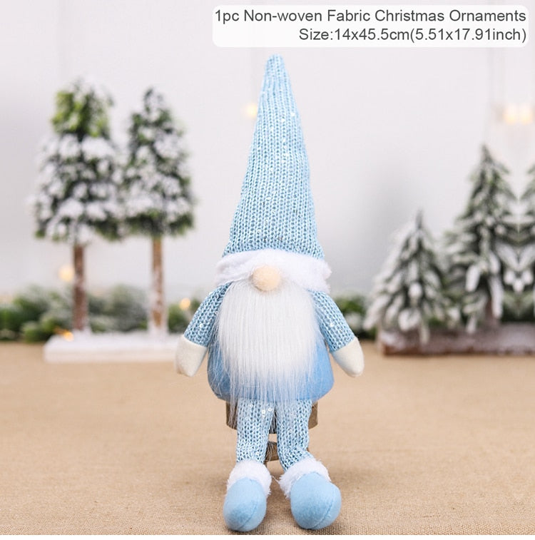 Gnome Christmas Faceless Doll Merry Christmas Decorations For Home Cristmas Ornament Xmas Navidad Natal New Year 2023