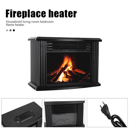 Electric Fireplace Heater With Remote Control