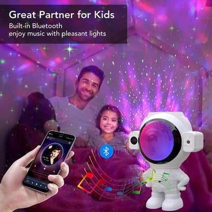 Astronaut Star Projector, Galaxy Lamp Night Light For Bedroom Decoration.