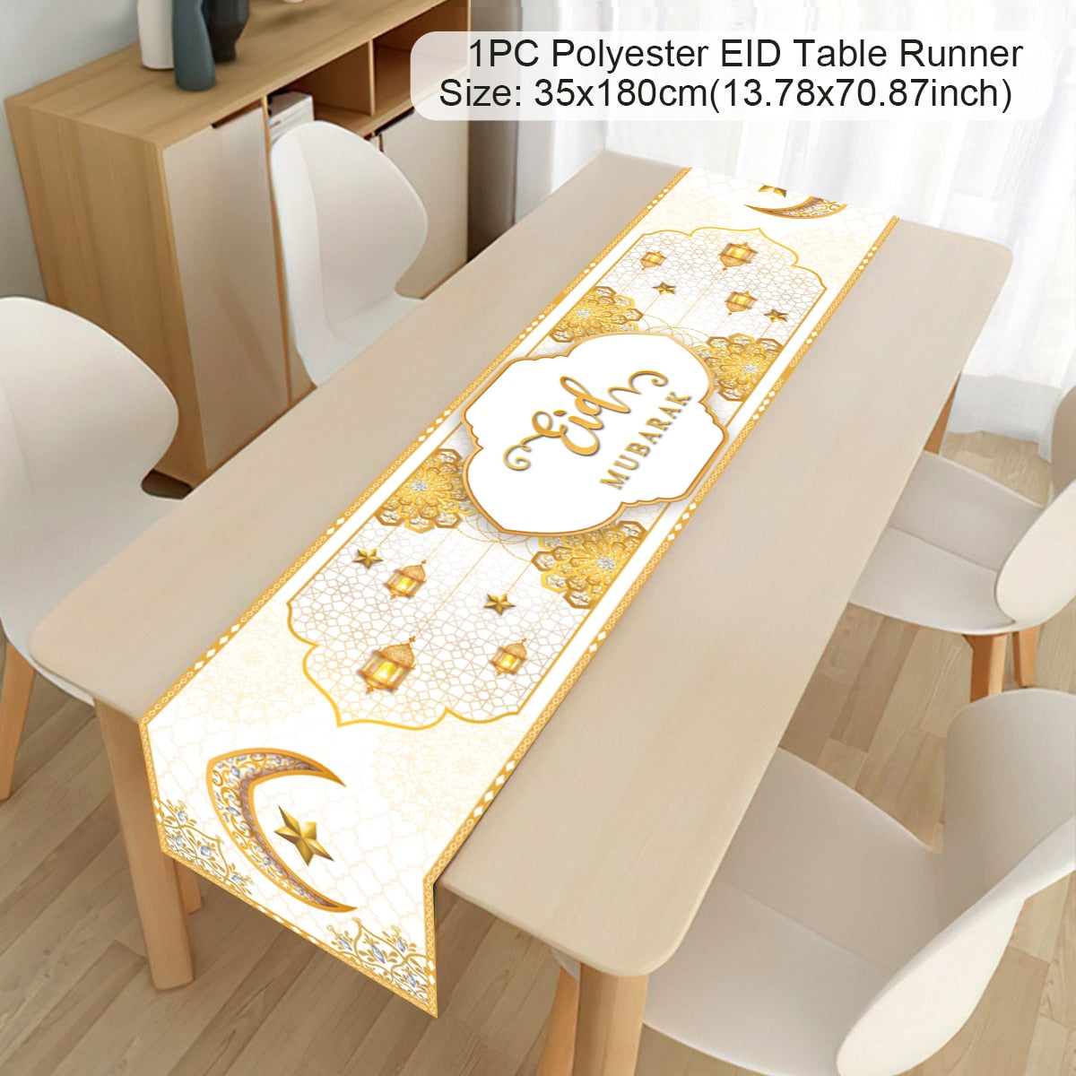 Islamic Tablecloth, Eid Decoration For Home, Muslim Party Supplies.