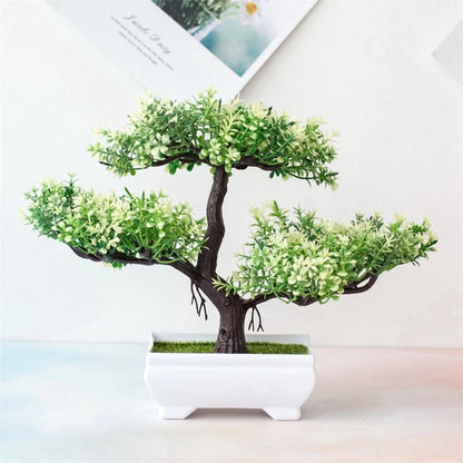 Artificial Plants Bonsai Tree Pot, Potted Ornaments For Home Decor