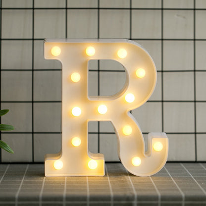 Luminous LED Letter Lights, Birthday Party Decorations.