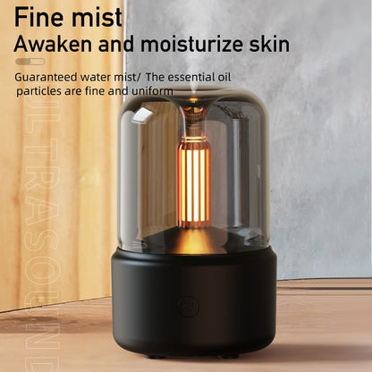 Portable Candlelight, Aroma Diffuser, USB Electric Home Air Humidifier.