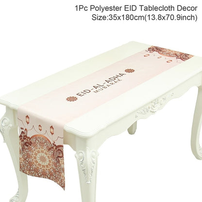 Islamic Tablecloth, Eid Decoration For Home, Muslim Party Supplies.