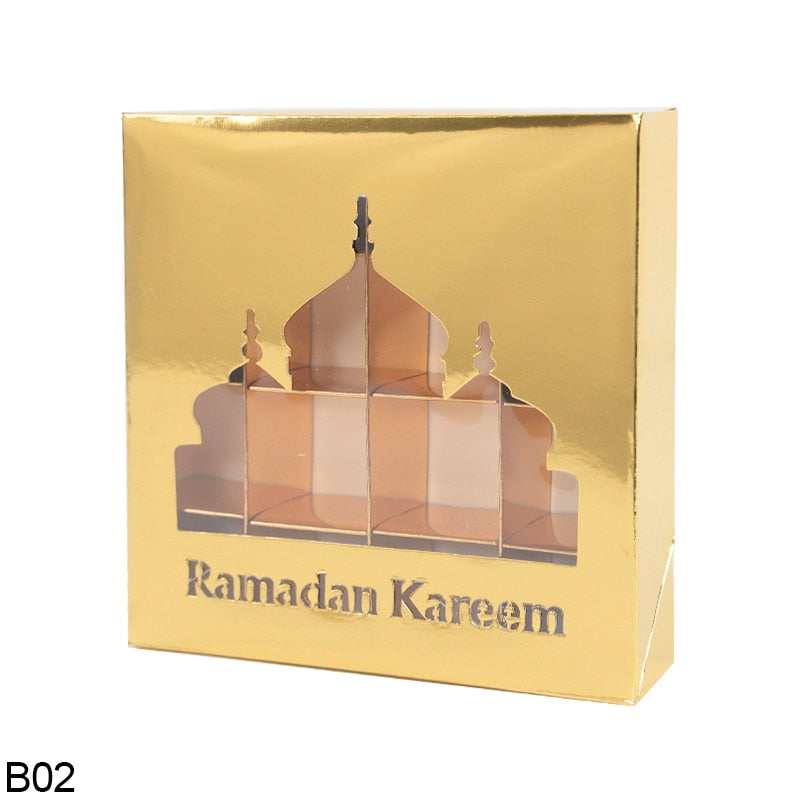 Eid Mubarak Gift Box Chocolate Candy Packaging Box.