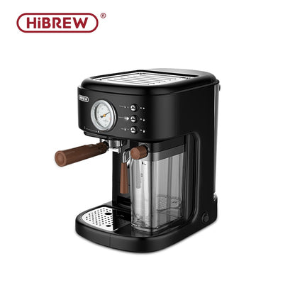 HiBREW Fully Automatic Espresso Cappuccino Latte 19Bar 3 in 1 Coffee Machine Automatic hot milk froth  ESE pod&amp;Ground Coffee H8A