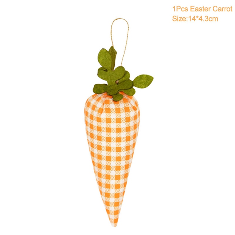 Easter Carrots Ornaments Hanging Pendant For Easter Home Decorations