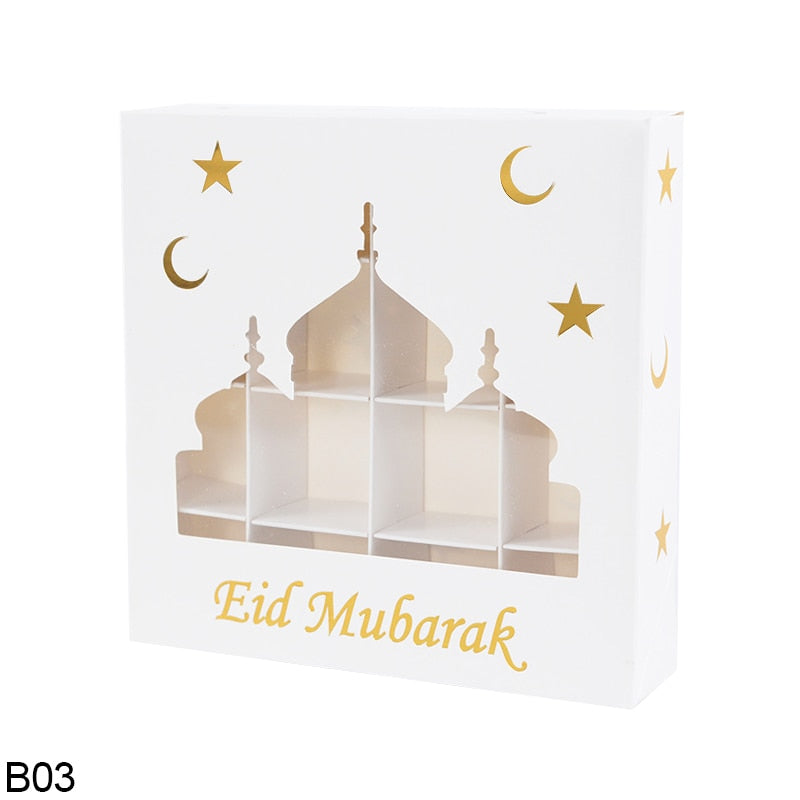 Eid Mubarak Gift Box Chocolate Candy Packaging Box.