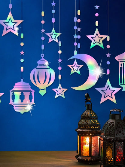 Muslim Party Decoration, Moon Islamic Festival Hanging Ornaments