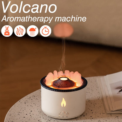 Creative Volcanic Flame, Aroma Diffuser, Portable Air Humidifier