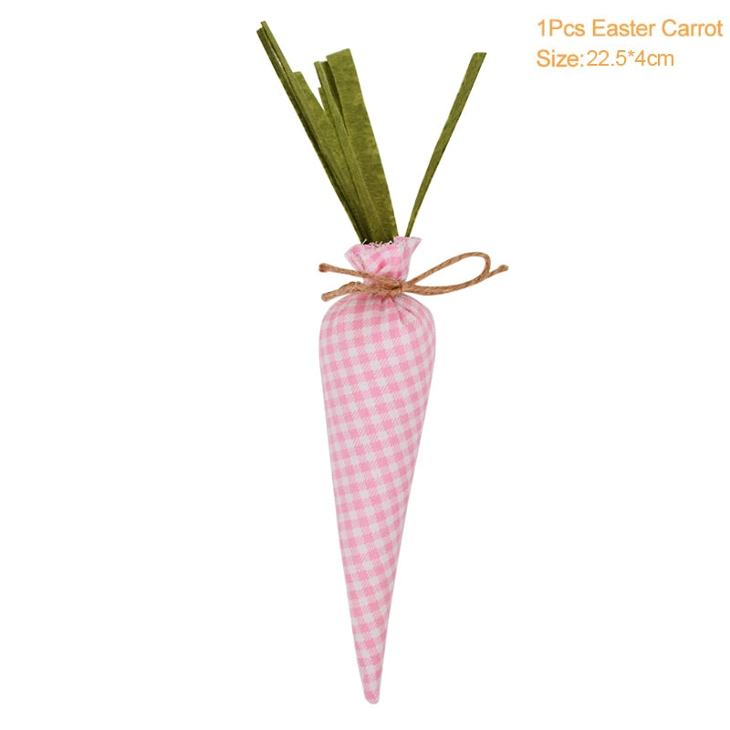 Easter Carrots Ornaments Hanging Pendant For Easter Home Decorations