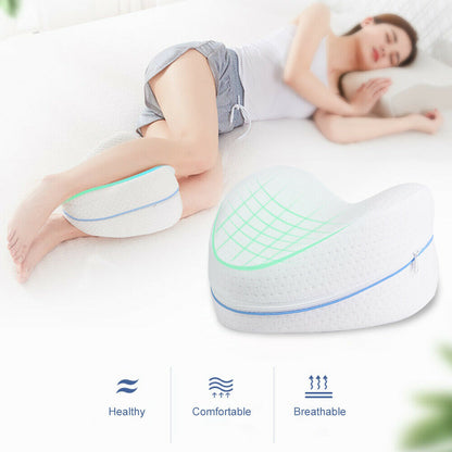 Memory Cotton Leg Pillow Sleeping Orthopedic Sciatica Back Hip Joint Pain Relief Thigh Leg Pad Cushion Home Memory Foam