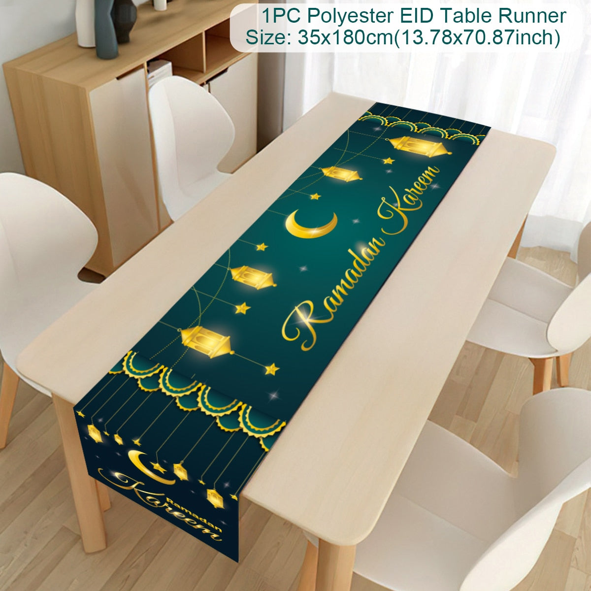 Islamic Tablecloth, Eid Decoration For Home, Muslim Party Supplies.