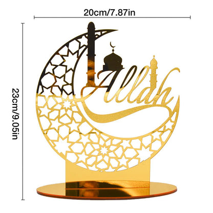 Eid Tabletop Ornaments, Islamic Home Decoration.