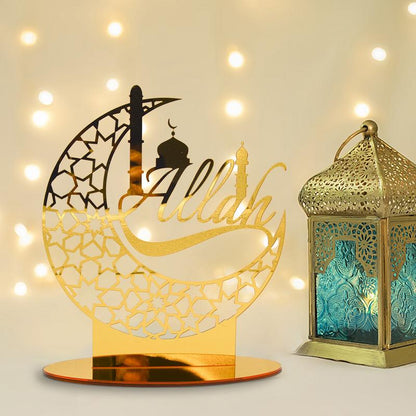 Eid Tabletop Ornaments, Islamic Home Decoration.