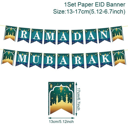 Eid Mubarak Banner Ramadan Decoration For Home Islamic Muslim Party Supplies Eid Al Adha Eid Ramadan Mubarak Gifts Kareem