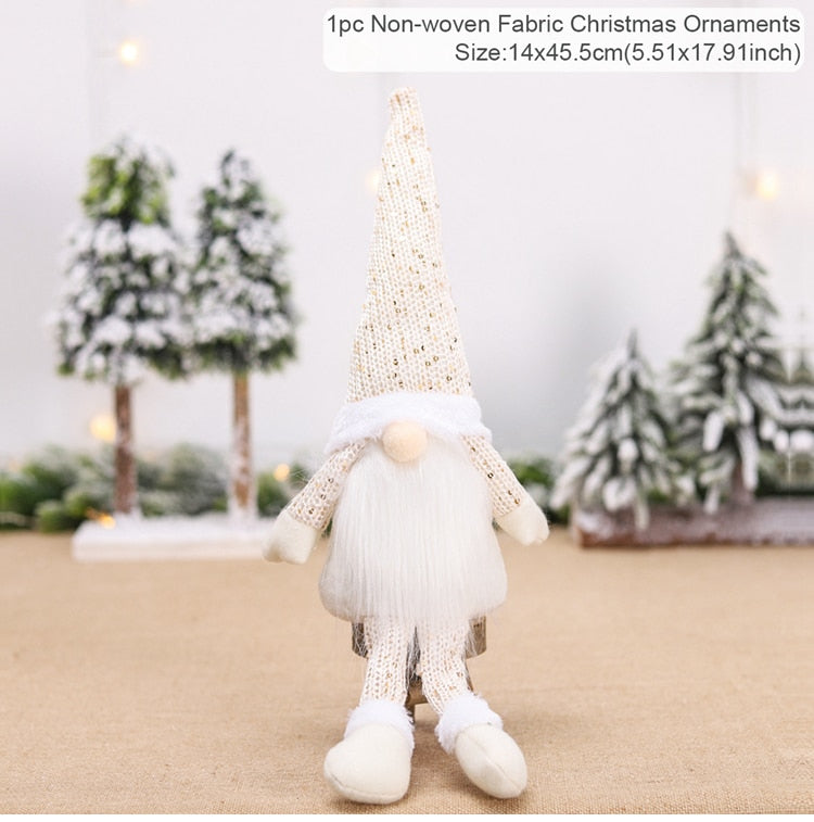 Gnome Christmas Faceless Doll Merry Christmas Decorations For Home Cristmas Ornament Xmas Navidad Natal New Year 2023