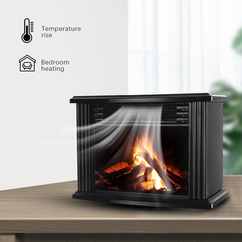 Electric Fireplace Heater With Remote Control