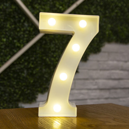 Luminous LED Letter Lights, Birthday Party Decorations.