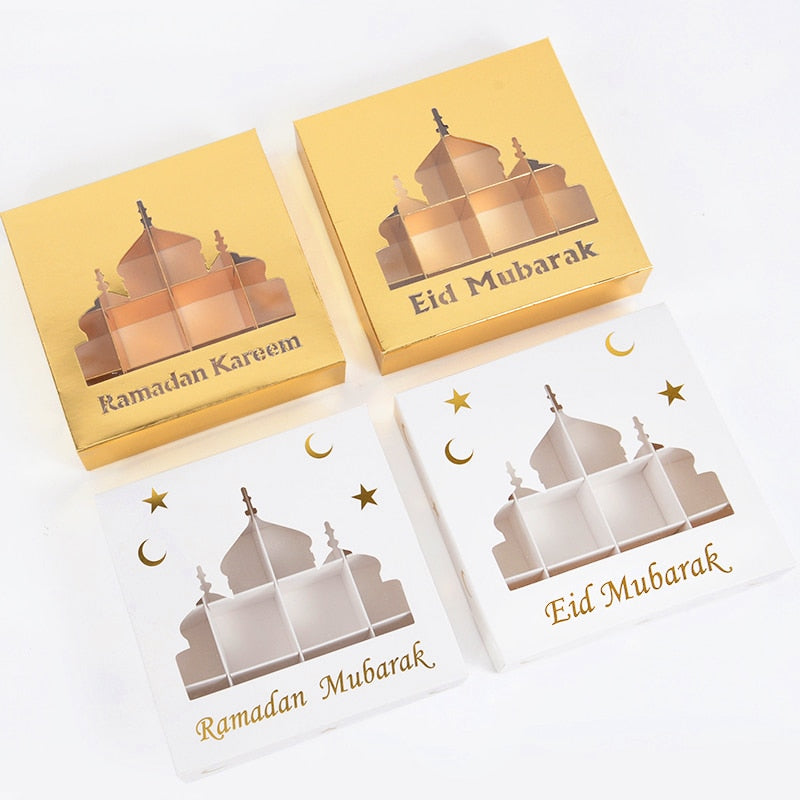 Eid Mubarak Gift Box Chocolate Candy Packaging Box.