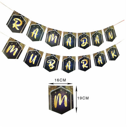 Eid Ramadan Decoration 2023 Eid Mubarak Banners for Home Businesses Mosques Iftar Party Banner for Ramadan Home Party Supplies