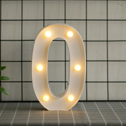 Luminous LED Letter Lights, Birthday Party Decorations.