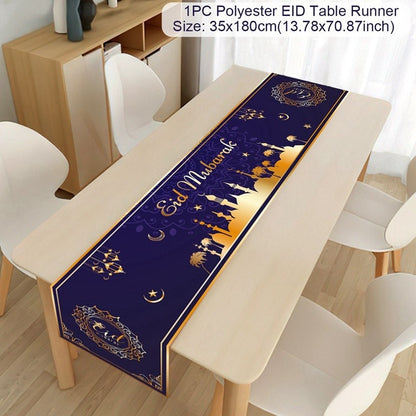 Islamic Tablecloth, Eid Decoration For Home, Muslim Party Supplies.