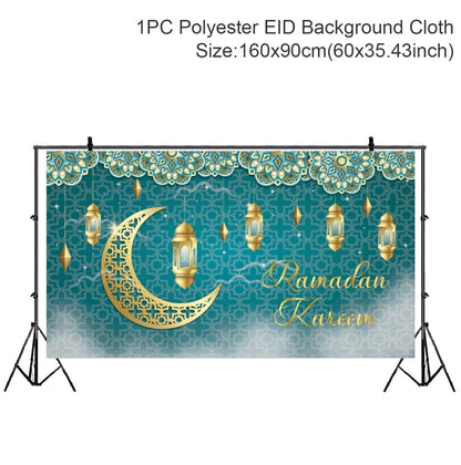 Eid Background Eid Mubarak Ramadan Kareem Backdrop Islam Muslim Party Supplies 2023 Ramadan Decoration For Home Eid Al-fitr Gift