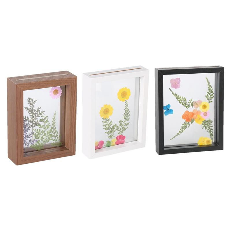 Wooden Children's Art Frame, Kid's Drawings Artwork Oil Painting, Storage Box Wall Decor