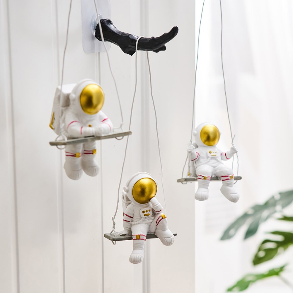 Modern Astronaut Statue Wall Decoration - Home at First Site